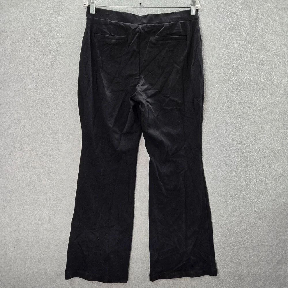Michael Kors Women Pants Large Black Dress Bootcut Ponte High Rise 30‎ in Inseam